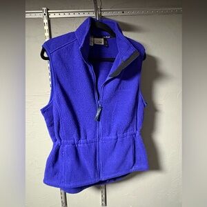 L.L. Bean Women's Bold Purple Fleece Vest